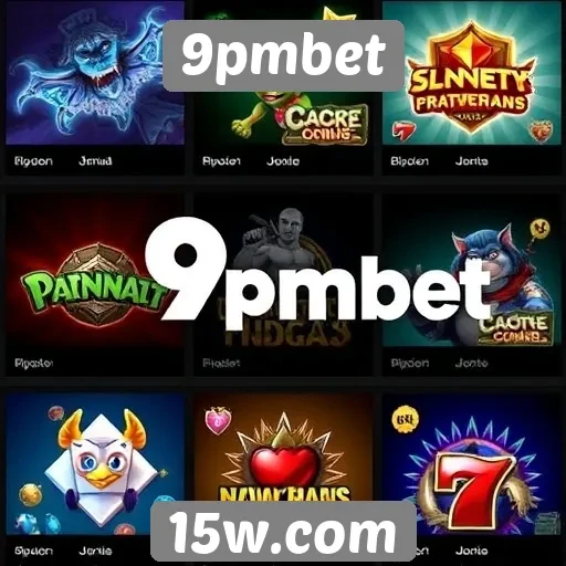 Diversidade de jogos disponíveis no 9pmbet