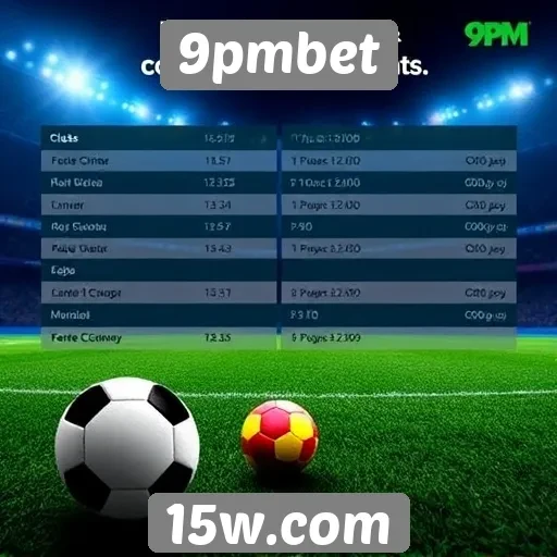 Apostas esportivas no 9pmbet e suas características